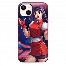 The King of Fighters Athena Asamiya Phone Case For iPhone Samsung Galaxy Pixel OnePlus Vivo Xiaomi Asus Sony Motorola Nokia - Athena Asamiya Wears Red Outfit Cartoon Art Poster