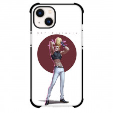 The King of Fighters Benimaru Nikaido Phone Case For iPhone Samsung Galaxy Pixel OnePlus Vivo Xiaomi Asus Sony Motorola Nokia - Benimaru Nikaido Standing On Red Circle White Background