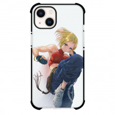 The King of Fighters Blue Mary Phone Case For iPhone Samsung Galaxy Pixel OnePlus Vivo Xiaomi Asus Sony Motorola Nokia - Blue Mary Fighting Posture Poster