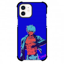 The King of Fighters K Dash Phone Case For iPhone Samsung Galaxy Pixel OnePlus Vivo Xiaomi Asus Sony Motorola Nokia - K Dash Pop Art On Blue Background