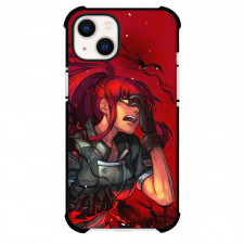 The King of Fighters Leona Heidern Phone Case For iPhone Samsung Galaxy Pixel OnePlus Vivo Xiaomi Asus Sony Motorola Nokia - Leona Heidern Angry Face Illustration Art
