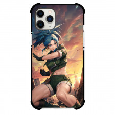 The King of Fighters Leona Heidern Phone Case For iPhone Samsung Galaxy Pixel OnePlus Vivo Xiaomi Asus Sony Motorola Nokia - Leona Heidern In A Fighting Posture Poster