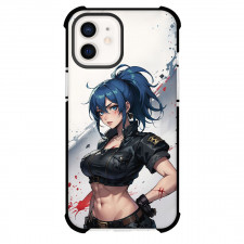 The King of Fighters Leona Heidern Phone Case For iPhone Samsung Galaxy Pixel OnePlus Vivo Xiaomi Asus Sony Motorola Nokia - Leona Heidern Side Portrait Illustration Art