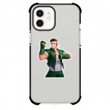 The King of Fighters Shingo Yabuki Phone Case For iPhone Samsung Galaxy Pixel OnePlus Vivo Xiaomi Asus Sony Motorola Nokia - Shingo Yabuki In A Fighting Posture Sticker