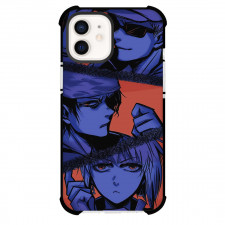 The King of Fighters Phone Case For iPhone Samsung Galaxy Pixel OnePlus Vivo Xiaomi Asus Sony Motorola Nokia - The King of Fighters Team Ikari Warriors Blue Sketch Art Poster
