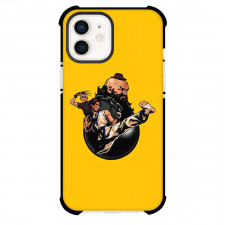 The King of Fighters Phone Case For iPhone Samsung Galaxy Pixel OnePlus Vivo Xiaomi Asus Sony Motorola Nokia - The King of Fighters Team Korea Justice Illustration Art On Yellow Background