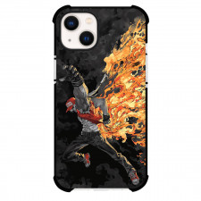 The King of Fighters Terry Bogard Phone Case For iPhone Samsung Galaxy Pixel OnePlus Vivo Xiaomi Asus Sony Motorola Nokia - Terry Bogard In A Action Posture With Fire Digital Art