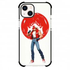 The King of Fighters Terry Bogard Phone Case For iPhone Samsung Galaxy Pixel OnePlus Vivo Xiaomi Asus Sony Motorola Nokia - Terry Bogard On Standing On Red Circle Art Poster