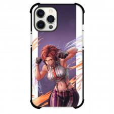 The King of Fighters Vanessa Phone Case For iPhone Samsung Galaxy Pixel OnePlus Vivo Xiaomi Asus Sony Motorola Nokia - Vanessa Fan Art On Purple Background