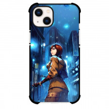 The King of Fighters Whip Phone Case For iPhone Samsung Galaxy Pixel OnePlus Vivo Xiaomi Asus Sony Motorola Nokia - Whip Rainy Night Illustration Art Poster