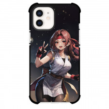The King of Fighters Yuri Sakazaki Phone Case For iPhone Samsung Galaxy Pixel OnePlus Vivo Xiaomi Asus Sony Motorola Nokia - Yuri Sakazaki Showing Victory Sign Poster