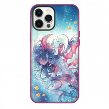 Kaiju Girl Caramelise Kuroe Akaishi Phone Case For iPhone Samsung Galaxy Pixel OnePlus Vivo Xiaomi Asus Sony Motorola Nokia - Kuroe Akaishi Aqua Blue Magical Underwater Anime Poster