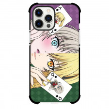 Kakegurui Mary Saotome Phone Case For iPhone Samsung Galaxy Pixel OnePlus Vivo Xiaomi Asus Sony Motorola Nokia - Mary Saotome & Ririka Momobami Holding Cards