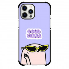 Ketnipz Phone Case For iPhone Samsung Galaxy Pixel OnePlus Vivo Xiaomi Asus Sony Motorola Nokia - Ketnipz Good Vibes Sticker On Purple Background