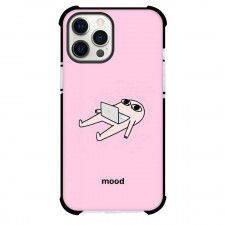Ketnipz Phone Case For iPhone Samsung Galaxy Pixel OnePlus Vivo Xiaomi Asus Sony Motorola Nokia - Ketnipz With Laptop Relaxing On Pink Background