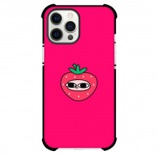 Ketnipz Phone Case For iPhone Samsung Galaxy Pixel OnePlus Vivo Xiaomi Asus Sony Motorola Nokia - Ketnipz Strawberry Drawing On Pink Background