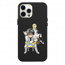 Kill Blue Phone Case For iPhone Samsung Galaxy Pixel OnePlus Vivo Xiaomi Asus Sony Motorola Nokia - Juzo Ogami And Noren Mitsuoka Sitting Fierce Sticker