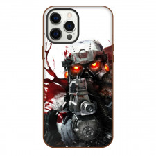Killzone Phone Case For iPhone Samsung Galaxy Pixel OnePlus Vivo Xiaomi Asus Sony Motorola Nokia - Killzone Helghast Holding Gun Splatter Art