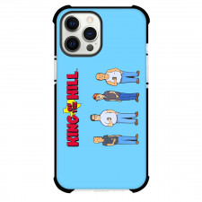King of the Hill Phone Case For iPhone Samsung Galaxy Pixel OnePlus Vivo Xiaomi Asus Sony Motorola Nokia - King of the Hill characters Standing On Skyblue Background