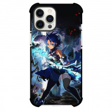 Kingdom Hearts Aqua Case For iPhone Samsung Galaxy Pixel OnePlus Vivo Xiaomi Asus Sony Motorola Nokia - Aqua Fight Pose Black Background