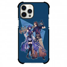 Kingdom Hearts Aqua Case For iPhone Samsung Galaxy Pixel OnePlus Vivo Xiaomi Asus Sony Motorola Nokia - Aqua Terra Holding Each Other