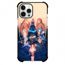 Kingdom Hearts Case For iPhone Samsung Galaxy Pixel OnePlus Vivo Xiaomi Asus Sony Motorola Nokia - Characters Fight Pose Dark Sky Background