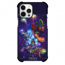 Kingdom Hearts Case For iPhone Samsung Galaxy Pixel OnePlus Vivo Xiaomi Asus Sony Motorola Nokia - Characters Glowing Weapons Purple Background