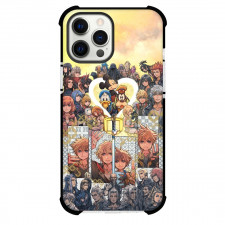 Kingdom Hearts Case For iPhone Samsung Galaxy Pixel OnePlus Vivo Xiaomi Asus Sony Motorola Nokia - Characters Yellow Clouds Background Vintage Art