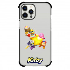 Kirby Phone Case For iPhone And Samsung Galaxy Devices - Kirby Characters Riding Warp Star Sticker