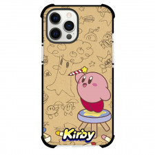 Kirby Phone Case For iPhone And Samsung Galaxy Devices - Kirby Drawing On Beige Background