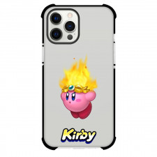 Kirby Phone Case For iPhone And Samsung Galaxy Devices - Fire Kirby Sticker