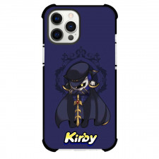 Kirby Meta Knight Phone Case For iPhone And Samsung Galaxy Devices - Meta Knight Portrait On Navy Background