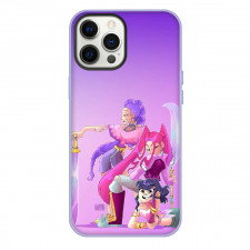 K-Pop Demon Hunters Phone Case For iPhone Samsung Galaxy Pixel OnePlus Vivo Xiaomi Asus Sony Motorola Nokia - Character Illustration Art Cartoon Art Weapon Purple Huntrix