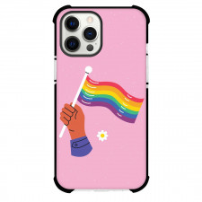 LGBTQ Pride Month Phone Case For iPhone Samsung Galaxy Pixel OnePlus Vivo Xiaomi Asus Sony Motorola Nokia - LGBTQ Pride Hand Raise Flag