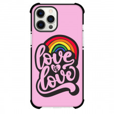 LGBTQ Pride Month Phone Case For iPhone Samsung Galaxy Pixel OnePlus Vivo Xiaomi Asus Sony Motorola Nokia - LGBTQ Pride Love Is Love Rainbow