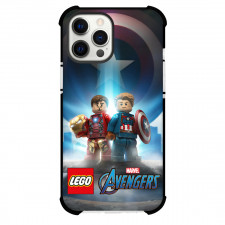 LEGO Marvel Avengers Captain America Phone Case For iPhone And Samsung Galaxy Devices - Captain America And Iron Man Double Heroes Poster