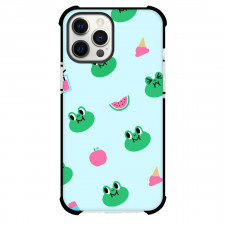 LINE Friends Leonard Phone Case For iPhone And Samsung Galaxy Devices - Leonard Patter Art On Blue Background