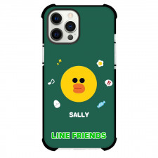 LINE Friends Sally Phone Case For iPhone And Samsung Galaxy Devices - Sally Avatar On Green Background