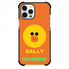 LINE Friends Sally Phone Case For iPhone And Samsung Galaxy Devices - Sally Avatar On Orange Background