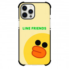 LINE Friends Sally Phone Case For iPhone And Samsung Galaxy Devices - Sally Side Avatar On Beige Background