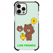 LINE Friends Phone Case For iPhone And Samsung Galaxy Devices - LINE Friends Sally And Brown Relaxing