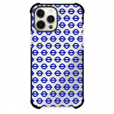 London Underground Phone Case For iPhone Samsung Galaxy Pixel OnePlus Vivo Xiaomi Asus Sony Motorola Nokia - London Underground Tube Line Roundels Pattern Blue Edition Poster