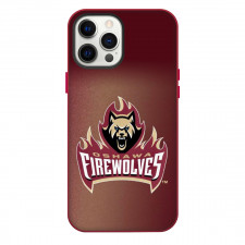 Oshawa FireWolves Phone Case For iPhone Samsung Galaxy Pixel OnePlus Vivo Xiaomi Asus Sony Motorola Nokia - Logo Red Gradient Background