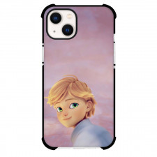 Miraculous Ladybug Adrien Agreste Phone Case For iPhone Samsung Galaxy Pixel OnePlus Vivo Xiaomi Asus Sony Motorola Nokia - Miraculous Ladybug Adrien Agreste Looking Back Pink Background Poster