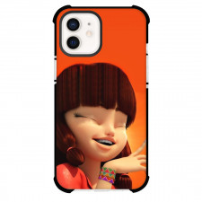 Miraculous Ladybug Lila Rossi Phone Case For iPhone Samsung Galaxy Pixel OnePlus Vivo Xiaomi Asus Sony Motorola Nokia - Miraculous Ladybug Lila Rossi Smiling ON Red Background