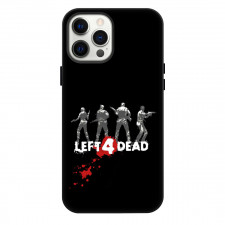 Left 4 Dead Phone Case For iPhone Samsung Galaxy Pixel OnePlus Vivo Xiaomi Asus Sony Motorola Nokia - Left 4 Dead Characters Game Poster In Black Background