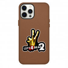 Left 4 Dead Phone Case For iPhone Samsung Galaxy Pixel OnePlus Vivo Xiaomi Asus Sony Motorola Nokia - Left 4 Dead Game Logo Sticker