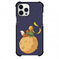 Little Prince Phone Case For iPhone and Samsung Galaxy Devices - The Little Prince and Fox Sitting On The Moon