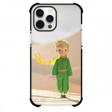 Little Prince Phone Case For iPhone and Samsung Galaxy Devices - The Little Prince Standing In Desert Illustration