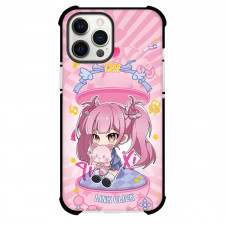 Link Click Li Tianxi Phone Case For iPhone Samsung Galaxy Pixel OnePlus Vivo Xiaomi Asus Sony Motorola Nokia - Li Tianxi Holding Pink Cat Plushie Chibi Art